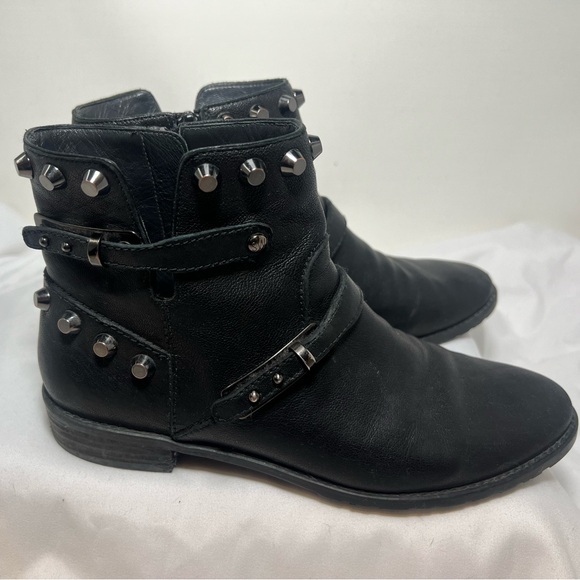 Stuart Weitzman Black Nappa Leather Silver Studded
GoWest Moto Boots 7 - Picture 6 of 9